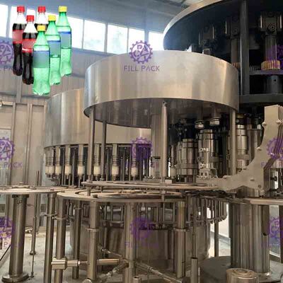 Máy chiết rót tiệt trùng tiệt trùng Nước giải khát có ga / nước có gas Monoblock