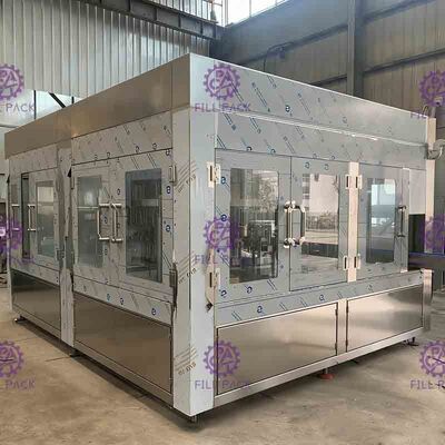 Kính nhựa PET 3 trong 1 Nước uống có ga Monobloc Nước giải khát Chai nước Máy / Thiết bị / Nhà máy / Hệ thống