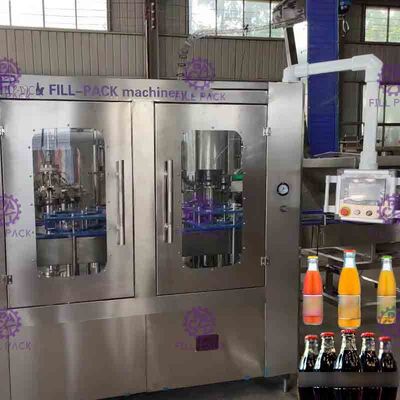 3 trong 1 Monoblock giặt Filling Capping máy Đối với Juice đồ uống / Rượu