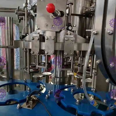3 trong 1 Monoblock giặt Filling Capping máy Đối với Juice đồ uống / Rượu