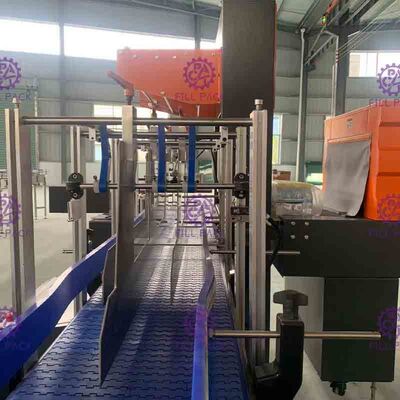 Tự động L Loại PE Shrink Film Wrapper Nước giải khát Chai thủy tinh PET Thiết bị có thể