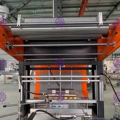 10 cái / phút Máy bọc màng co chai Màn hình cảm ứng cho nước ép Cola