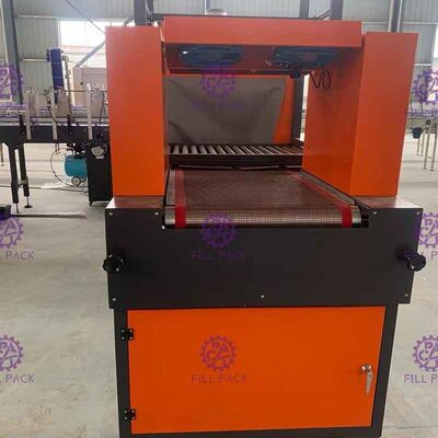 10 cái / phút Máy bọc màng co chai Màn hình cảm ứng cho nước ép Cola