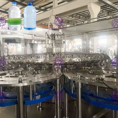 5L Pure Water Bottle Filling Machine 3 trong 1 chất lỏng Filler Thiết bị