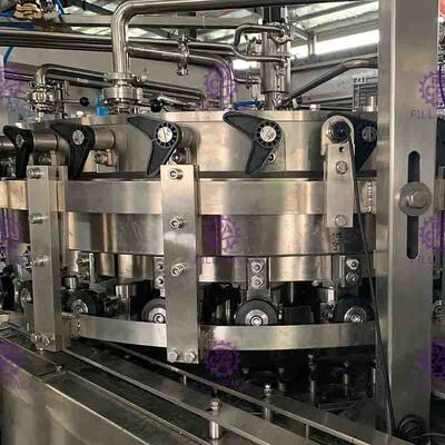Tự động 2 trong 1 có thể chiết Đường dây ga Uống Can Filler Và Sealer Máy