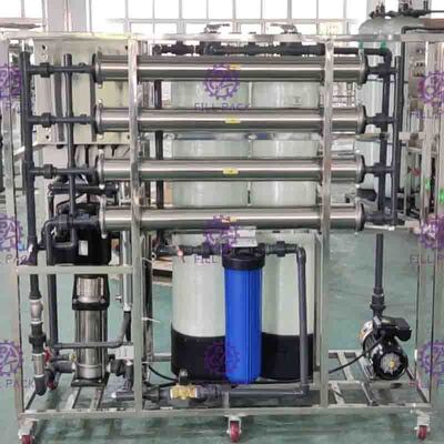 Hệ thống xử lý nước uống 500lph bằng thép không gỉ với màng 4040