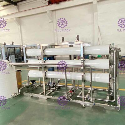 Thép Điện bạc 3000L nước Purifying Hệ thống thẩm thấu ngược không gỉ