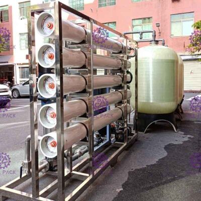 Máy xử lý RO thẩm thấu ngược 10000L / H Chạy điện
