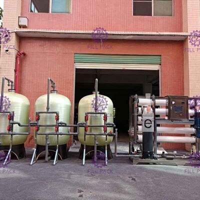 Máy xử lý RO thẩm thấu ngược 10000L / H Chạy điện