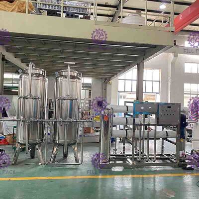 Xử lý nước Fiberglass Ro màng Hệ thống tia cực tím Thiết bị lọc nước