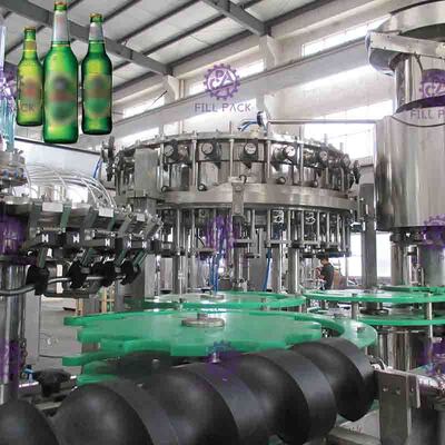 Tốc độ Bia cao máy chiết Glass Bottle Filler Thiết bị, áp suất cân bằng