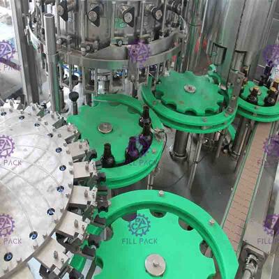 3 trong 1 Glass Bottle Bia giặt Điền Sealing Machine, Chai Bia điền Dòng