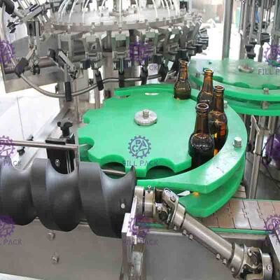 3 trong 1 Glass Bottle Bia giặt Điền Sealing Machine, Chai Bia điền Dòng