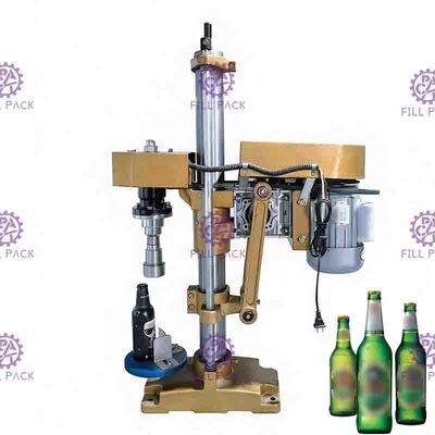 Máy đóng nắp thức uống có ga bán tự động Bằng tay Máy ép bia Chai thủy tinh