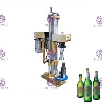 Máy đóng nắp thức uống có ga bán tự động Bằng tay Máy ép bia Chai thủy tinh