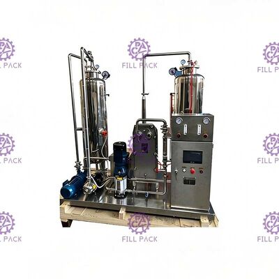 Bể đôi với nhà máy cacbon trao đổi tấm cho máy trộn CO2 1500L / H