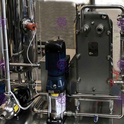 Bể đôi với nhà máy cacbon trao đổi tấm cho máy trộn CO2 1500L / H
