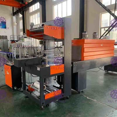 L Loại Shrink đóng gói kiểm soát máy PLC tự động Dây chuyền sản xuất
