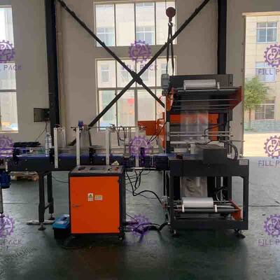 L Loại Shrink đóng gói kiểm soát máy PLC tự động Dây chuyền sản xuất