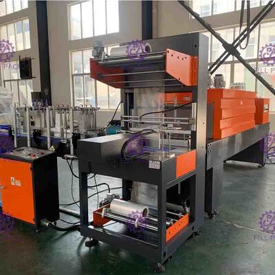 L Loại Shrink đóng gói kiểm soát máy PLC tự động Dây chuyền sản xuất