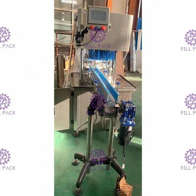 Máy đóng chai thiếc đơn đầu 3000CPH Cấu trúc nhỏ gọn