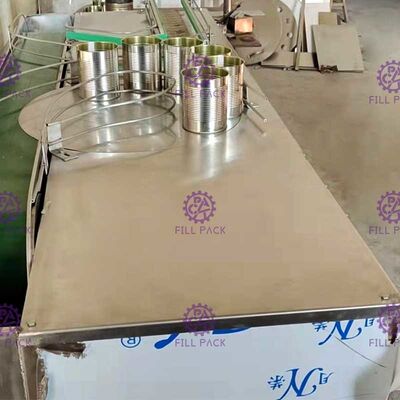 Máy giặt nam châm 2000BPH Máy chiết rót và niêm phong Thiếc có thể SUS304