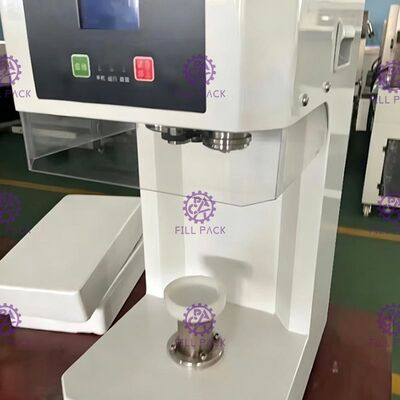Máy tính để bàn bán tự động kỹ thuật số Can Seamer Can Niêm phong Máy PET Can Sealer
