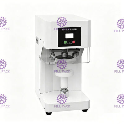 Máy tính để bàn bán tự động kỹ thuật số Can Seamer Can Niêm phong Máy PET Can Sealer