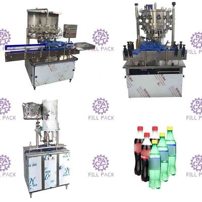 4000BPH 0-2L Chai PET Dây chuyền máy chiết rót nước uống có ga Dây chuyền sản xuất nước ngọt Coca Cola Soda
