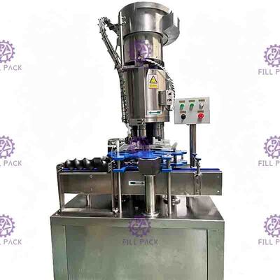 Dây chuyền chiết rót nước có gas tự động 4000BPH 2L có nắp vòng kéo