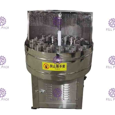 Máy chiết rót chai nước thủy tinh 3000BPH với bộ rửa bán tự động
