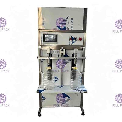 Máy chiết rót nước trái cây bán tự động Chai nhựa lỏng tuyến tính Nước khoáng