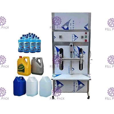 Máy chiết rót nước trái cây bán tự động Chai nhựa lỏng tuyến tính Nước khoáng