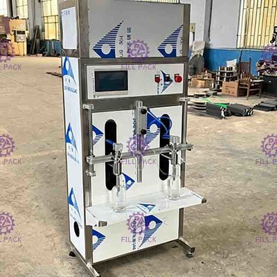 Máy chiết rót nước trái cây bán tự động Chai nhựa lỏng tuyến tính Nước khoáng