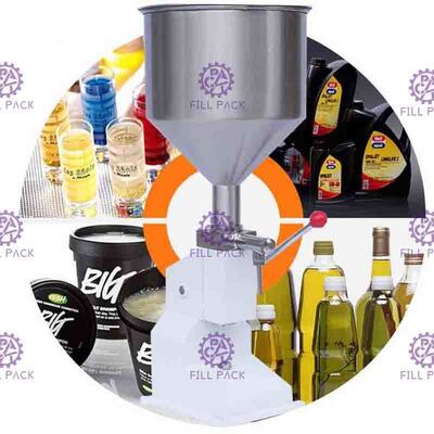 Máy chiết rót thủ công bằng tay 10L 5.5KW Làm đầy chất lỏng định lượng