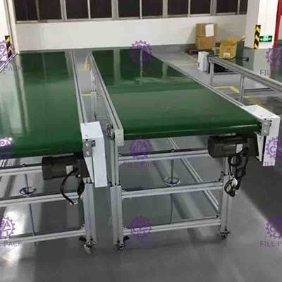 Băng tải chai PVC tuyến tính SUS201 Ma sát thấp với động cơ tốc độ