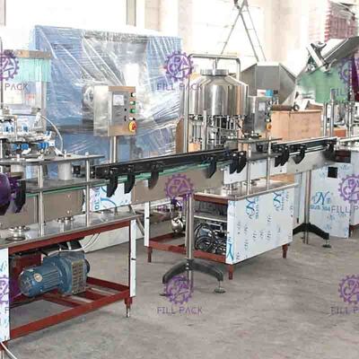 Tuyến tính Bottle Filling Machine uống nước rửa, chiết rót, Capping máy