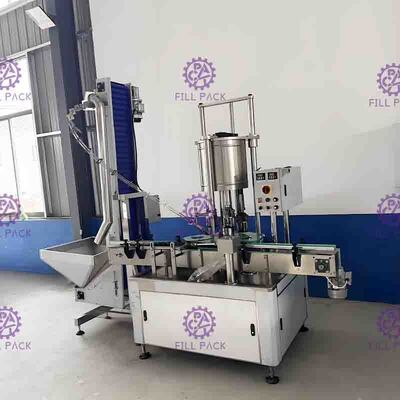 4 đầu tự động đóng nắp chai bằng nhựa PET