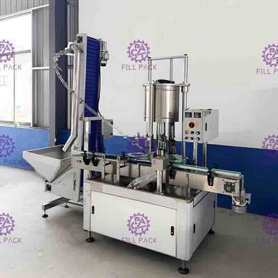 4 đầu tự động đóng nắp chai bằng nhựa PET