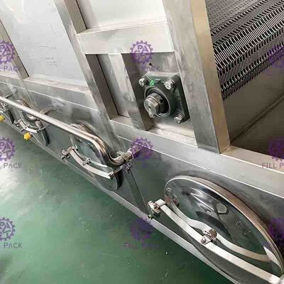 Máy đóng gói chai nước khoáng 3000 BPH 8 Vùng nhiệt độ