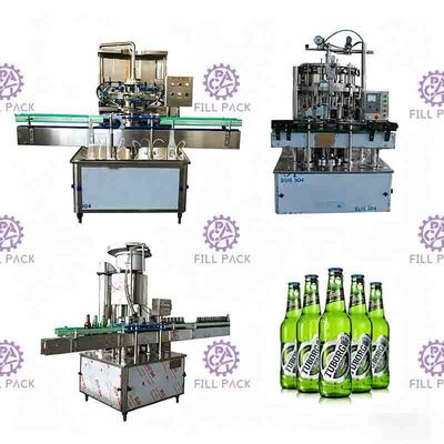 Máy chiết rót nước ngọt có ga tự động 1000BPH Nước ngọt có ga 2L