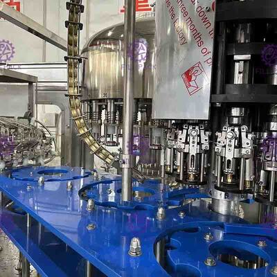 Glass Bottle Filling Dòng máy PLC điều khiển Giấm sản xuất 40 Trưởng