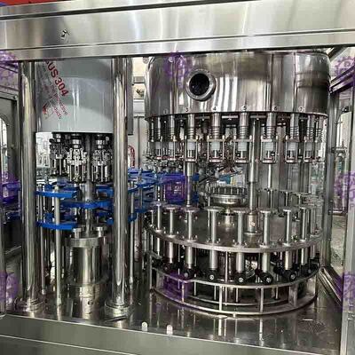 Glass Bottle Filling Dòng máy PLC điều khiển Giấm sản xuất 40 Trưởng