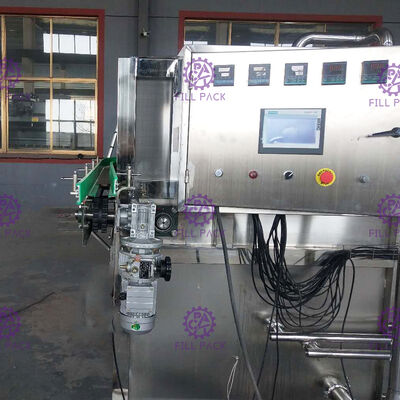 Máy đóng gói Chai SUS304 có dung tích cao Máy khử trùng 4 Khu Nhiệt độ