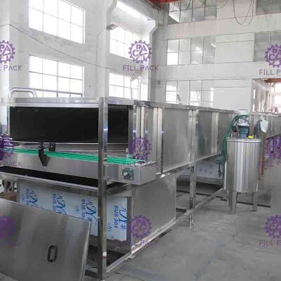Can / Bottled Juice Cooling Sterilizer Bottle Máy Đóng Gói Máy Pha Chế Nước Giải Khát