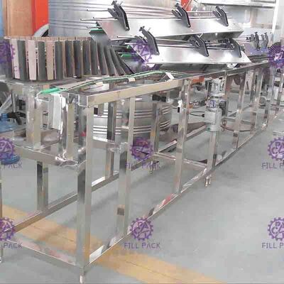 Máy tiệt trùng ngược miệng / nắp chai tự động trong Máy đóng gói chai