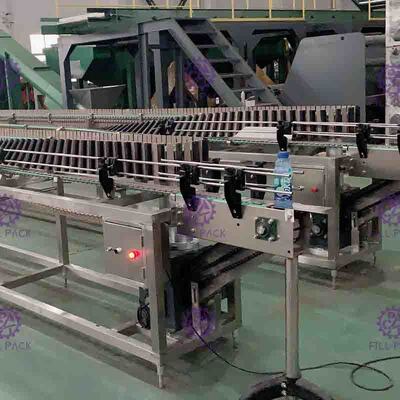 Xếp tiệt trùng Hệ thống PET Chai Với băng tải tốc độ điều chỉnh