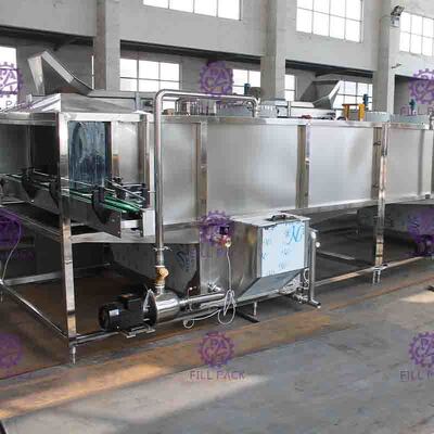Máy đóng gói chai tự động Máy khử trùng cho dây chuyền sản xuất nước giải khát