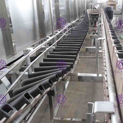 Ngược lại tủ tiệt trùng chai nhựa hệ thống 8000BPH cho dây chuyền sản xuất nước trái cây hương vị