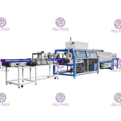3 trong 1 thùng carton Máy Chai Đóng gói, Shrink Wrapping Machine